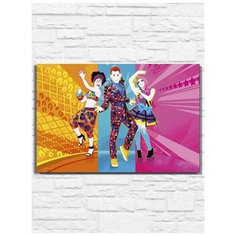 Картина по номерам на холсте игра Just Dance 2014 (PS, Xbox, PC, Switch) - 11161 Г 60x40