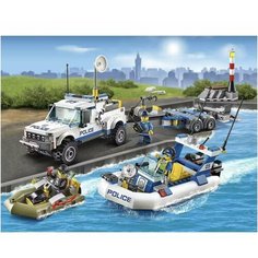 Конструктор Сити "Полицейский патруль" 409 деталей Нет бренда
