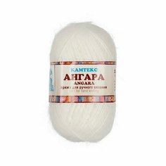 Пряжа Камтекс Ангара 5 шт. х 100 г 250 м цв. 188 топленое молоко (Ангара-188 топленое молоко)