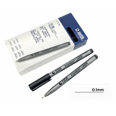 STA 312700 Линер STA 8050-0.1 черный 0.1 мм с клипом в картонной коробке (5/10/120)