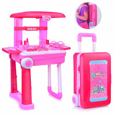 Игровой набор "Стилист" (столик) 524C-1, в чемодане КНР