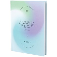 Ежедневник STAFF Gradient недатированный, А5, 128 листов, разноцветный