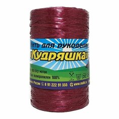Пряжа Прочее Нить для рукоделия "Кудряшка" "500гр.", красное дерево - 023, 100% полипропилен, 5 мотков, 100 г, 400 м. Малик