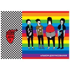 Набор альбом для рисования, Hatber Лазер Би. Выпуск №2, 21 х 29.7 см (А4), 30 л (9шт.) с рисунком