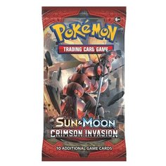Покемон карты коллекционные: Бустер Pokemon издания Sun & Moon Crimson Invasion (на английском) Nintendo