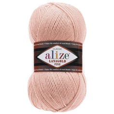 Пряжа Alize Lanagold Fine, 49 % шерсть, 51 % акрил, 100 г, 390 м, 1 шт., 161 пудра