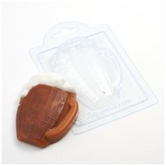 Чарка Пива - формочка для мыла и шоколада из толстого пластика Any Molds