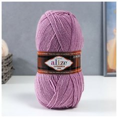 Пряжа "Lanagold fine" 49% шерсть, 51% акрил 390м/100гр (505), 1шт Alize