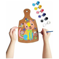 Роспись по дереву Кошечка (разделочная доска, малый конверт) Нет бренда