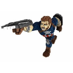 Конструктор 3D из миниблоков RTOY Супергерои Капитан Америка 2750 элементов - JM8831-1
