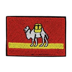 Нашивка, патч, шеврон "Флаг Челябинской области" 60x40mm PTC410 22 ПИНГВИНА