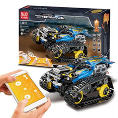 Конструктор машинка вездеход на пульте управления из 400 деталей Toys