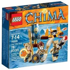 Конструктор LEGO Legends of Chima 70229 Лагерь клана Львов, 78 дет.