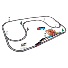 Baisiqi Игровой набор Power Train World, BSQ-2081, черный Syma