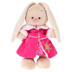 Мягкая игрушка Зайка Ми в платье и розовой дублёнке, 25 см