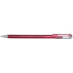 Pentel Ручка гелевая Hybrid Dual Metallic, 1.0 мм, K110, K110-DPX, розовый цвет чернил, 1 шт.