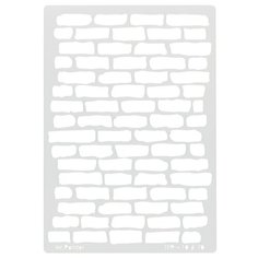 Трафарет-маска Mr. Painter "Кирпичи-3", арт. TFR-10
