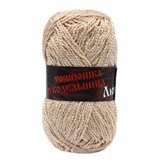 Пряжа для вязания для вязания Люкс 50г 140м (100% полипропилен) (кремовый), 10 мотков Айрис