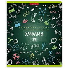 ErichKrause Тетрадь К доске! Химия 43589, клетка, 48 л., 10 шт., зеленый