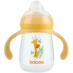 Поильник-непроливайка baboo Safari 260 мл желтый