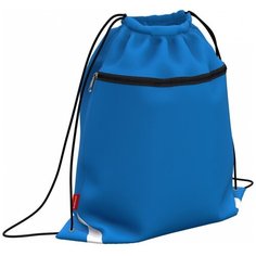 Мешок для обуви ErichKrause® с карманом на молнии 500х410мм Neon® Blue