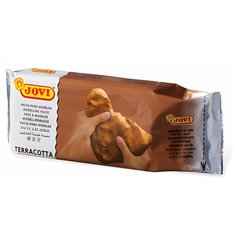 JOVI Паста (масса) для моделирования и лепки jovi, отвердевающая, 500 г, терракотовая, 88