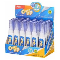 Ручка корректор Deli E39293 шариковый белый 4мл