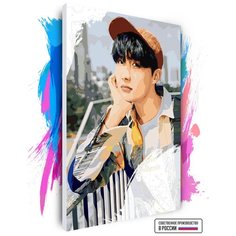 Картина по номерам на холсте BTS Хосок Love Forever, 50 х 80 см Красиво Красим