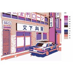 Картина по номерам Z48 "Квартал", 40х50 см Brushes Paints