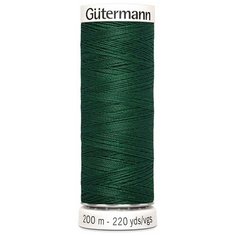 Нить для рукоделия Guetermann Sew-All, для всех материалов, 748277_340, зеленый, 200 м Gutermann