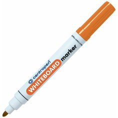 Маркер для досок Centropen Dry-Wipe (круглый наконечник, 2.5мм, оранжевый) 10шт. (5 8559 0102)