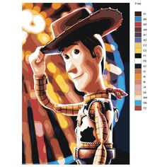 Картина по номерам Т144 "Шериф Вуди", 40х60 см Brushes Paints