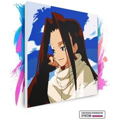 Картина по номерам на холсте Shaman King - Хао Зик Асакура, 80 х 80 см Красиво Красим