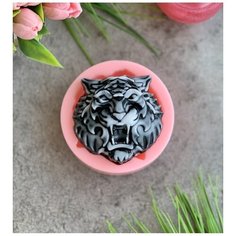 Форма для мыла Морда тигра брутал 2D Hobby Page