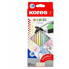 Карандаши цветные Kores Kolores Magic 12 цветов 1311706