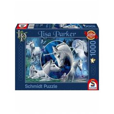 Пазл Schmidt 1000 деталей: Л.Паркер Притягательные единороги, Schmidt