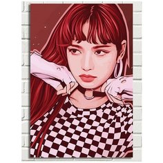 Картина по номерам Музыка KPOP Blackpink Lisa - 6079 В 60x40