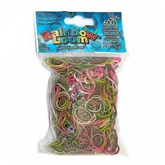 Rainbow Loom Резиночки для плетения браслетов RAINBOW LOOM, розовый камуфляж B0080