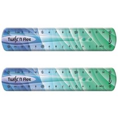 Линейка 15 см Maped TWIST"N FLEX PATTERNS нелом-я гибкая двуст. шкала279115