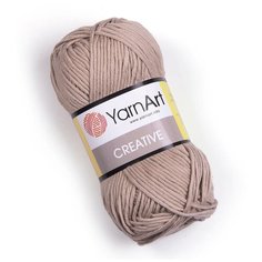 Пряжа YarnArt Creative | Пряжа Yarnart Creative - 234 бежевый | 5шт упаковка | Хлопок: 100%