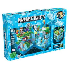 Конструктор Minecraft 696 Сражение в подводной крепости (898 деталей). Newstyl