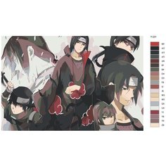 Картина по номерам Y-231 " Итачи - Аниме Наруто " 40х60 Brushes Paints