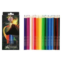 Карандаши 24цв K-I-N 3594 "Динозавр", карт/уп, европодвес 4157798