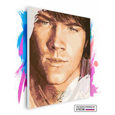Картина по номерам на холсте Сверхъестественное - Sam Winchester (by LiLen), 80 х 100 см Красиво Красим