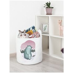 Корзина для игрушек JoyArty "Заботливая мама медведица" 35x35 см