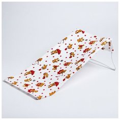 Горка для купания из фланели, цвет белый микс Карапуз