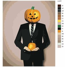 Картина по номерам,"Живопись по номерам",60 x 75, LI-277, мужчина, офис