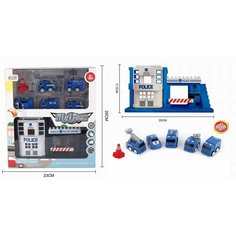 "Полицейский участок" - игровой набор из 5 машин Intrnational TOY Co.,Ltd