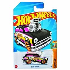 HKK82 Машинка игрушка Hot Wheels металлическая коллекционная Surf N Turf черный