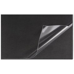Комплект 5 штук, Коврик на стол Attache 38х59см черный с прозрачным листом